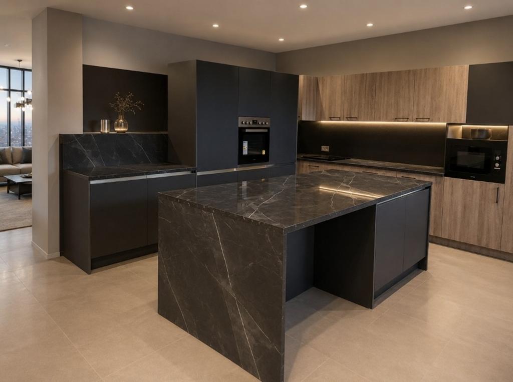 Moderne keuken met kookeiland leverbaar in meer varianten, Ophalen of Verzenden, Nieuw, 25 tot 50 cm, Minder dan 100 cm