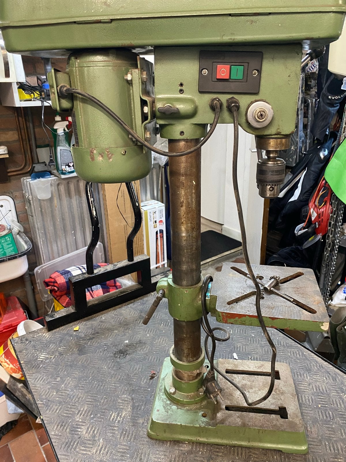 Kolomboormachine - Ferm 450W, Ophalen, Gebruikt, 400 tot 600 watt, Kolomboormachine