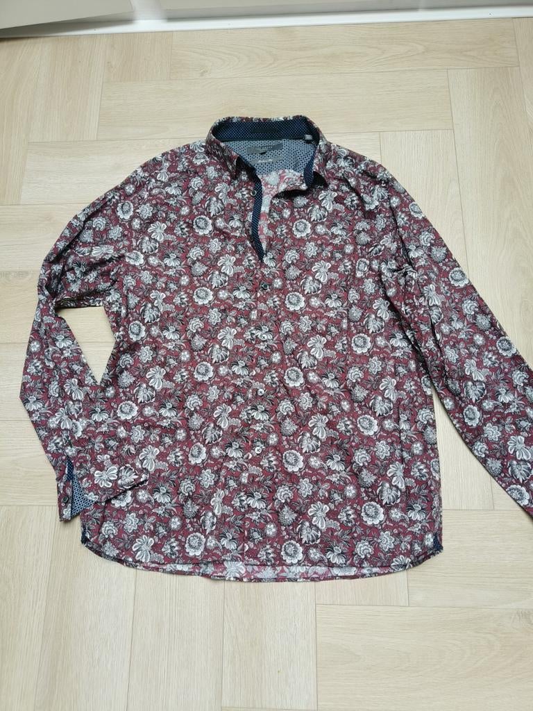 Ted Baker blouse voor heren maat 17, Kleding | Heren, Overhemden, Gedragen, Overige halswijdtes, Rood, Ophalen of Verzenden