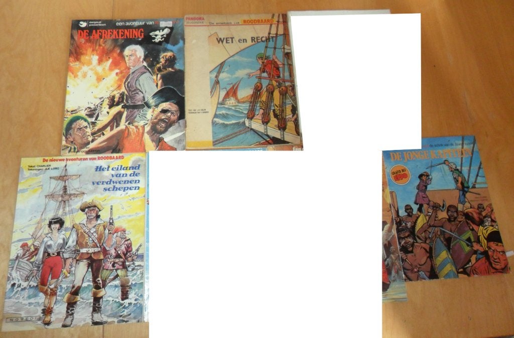 Serie Reeks 4x ROODBAARD / Piraten, Meerdere stripboeken, Ophalen of Verzenden, Gelezen