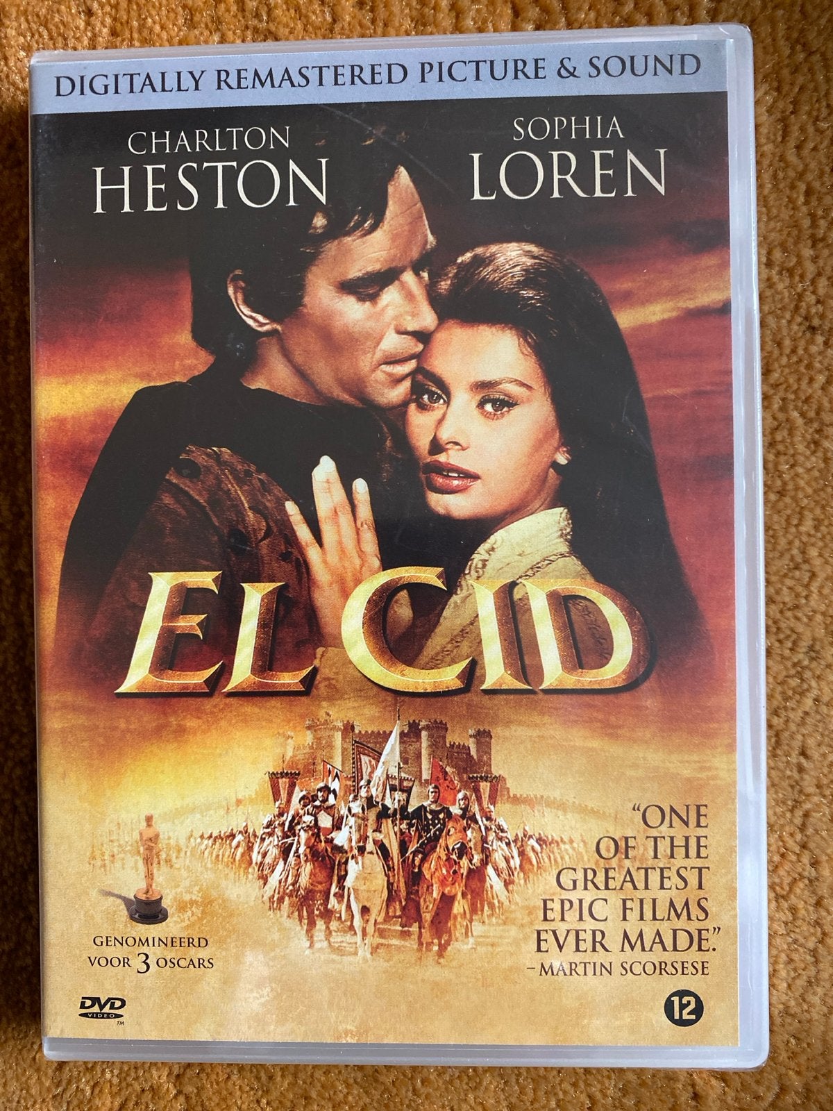El Cid DVD - Digitally Remastered Picture & Sound, Vanaf 12 jaar, Ophalen of Verzenden, Gebruikt