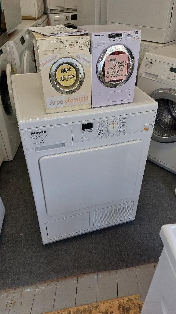 Miele warmtepompdroger 379 Arpe Kampen BIJNA NIET GEBRUIKT, Witgoed en Apparatuur, Ophalen, Minder dan 85 cm, Overige typen, 8 tot 10 kg