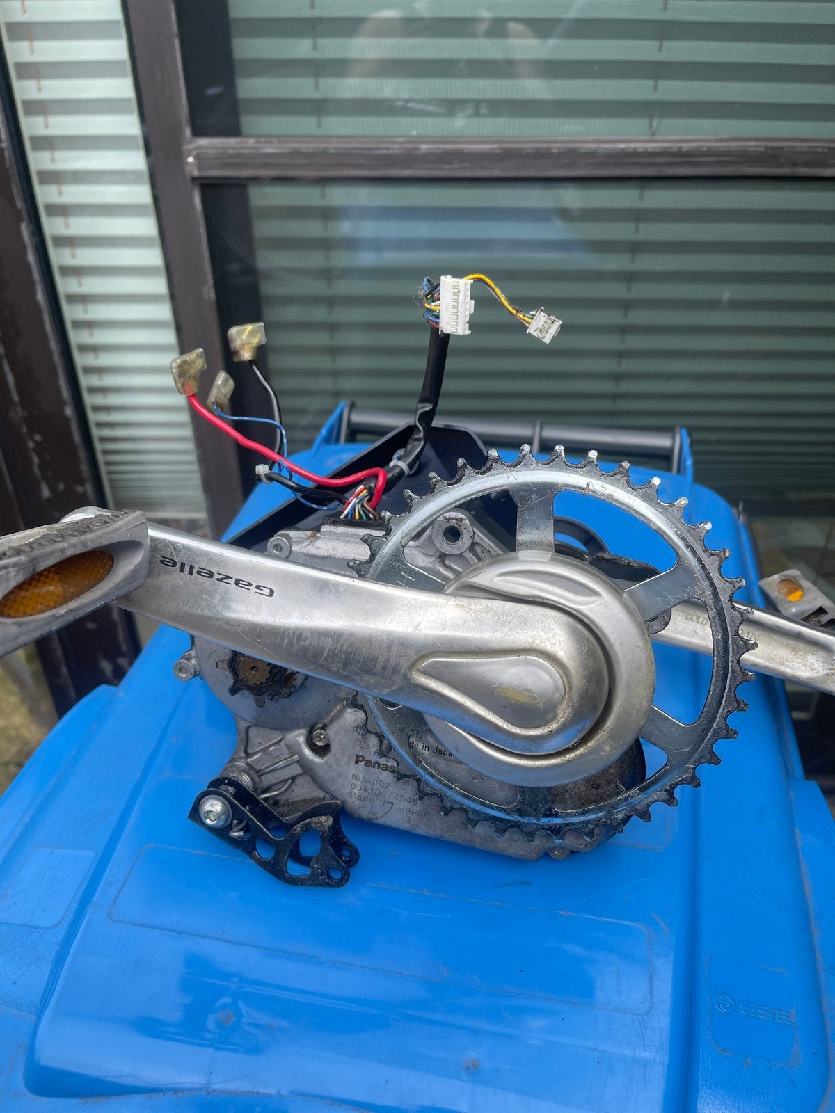 Panasonic Middenmoter van Gazelle e-bike, Fietsen en Brommers, Elektrische fiets, Gebruikt, Ophalen of Verzenden, Motor