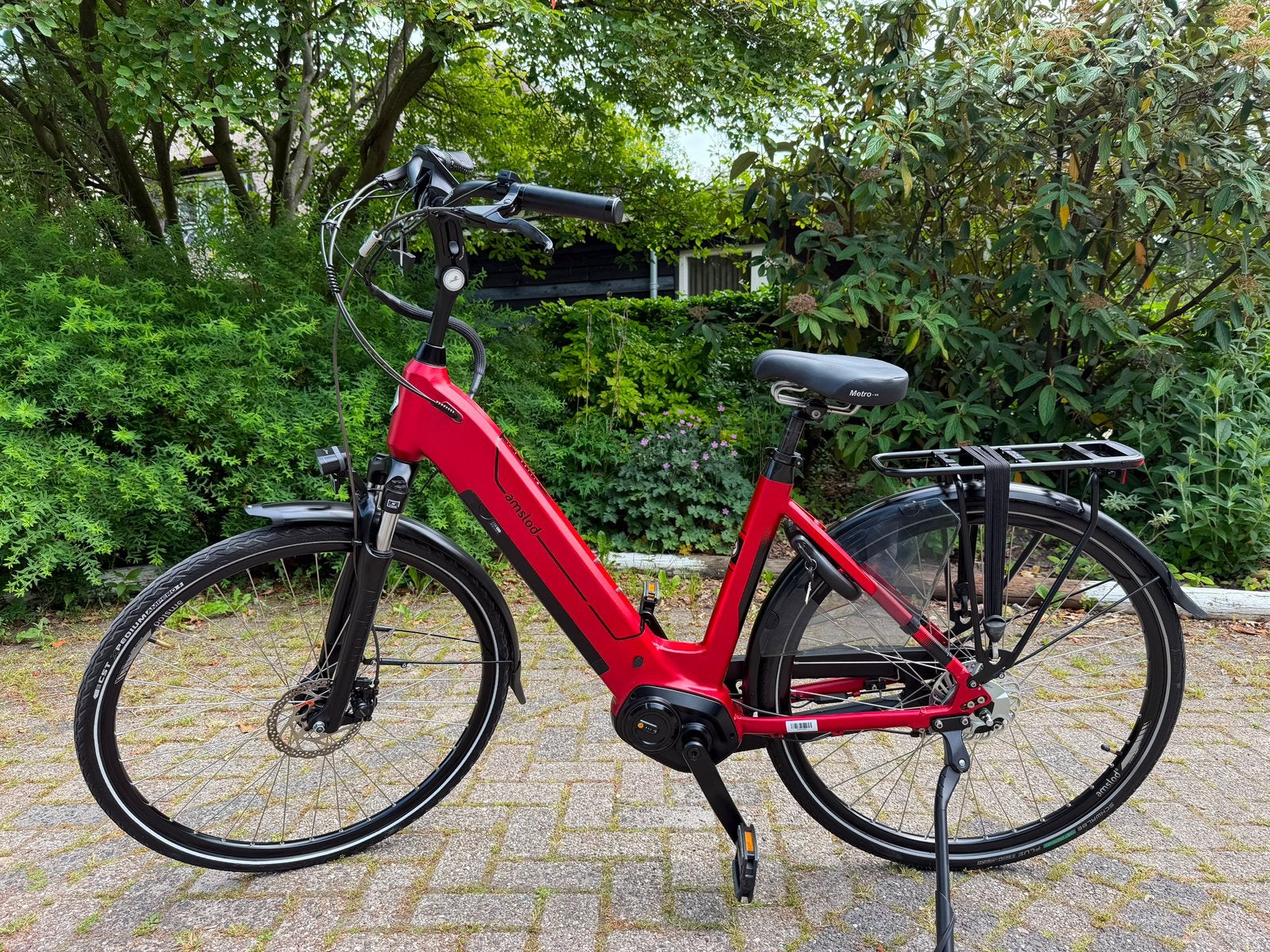 Elektronische fiets Middenmotor Amslos  met goed Accu!!, Fietsen en Brommers, Elektrische fietsen, Zo goed als nieuw, Overige merken