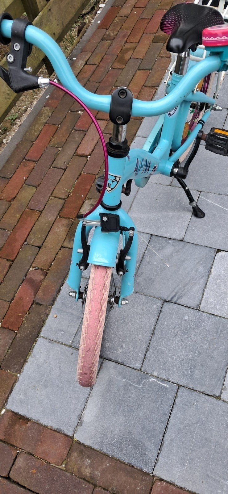 Alpina kinderfiets 16 inch, Fietsen en Brommers, Fietsen | Kinderfietsjes, Ophalen, Terugtraprem, Alpina, 16 tot 20 inch