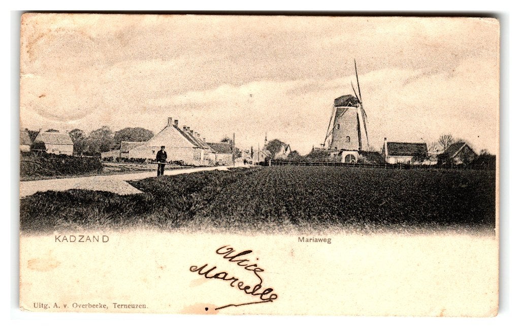 Cadzand, Mariaweg, Verzenden, Voor 1920, Gelopen, Zeeland