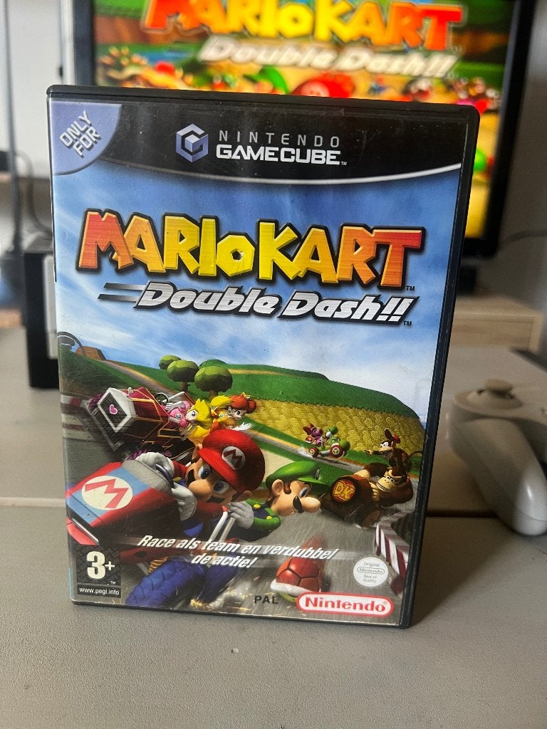 Mario kart double dash - zonder manual, Spelcomputers en Games, Games | Nintendo GameCube, Gebruikt, Racen en Vliegen, Ophalen of Verzenden