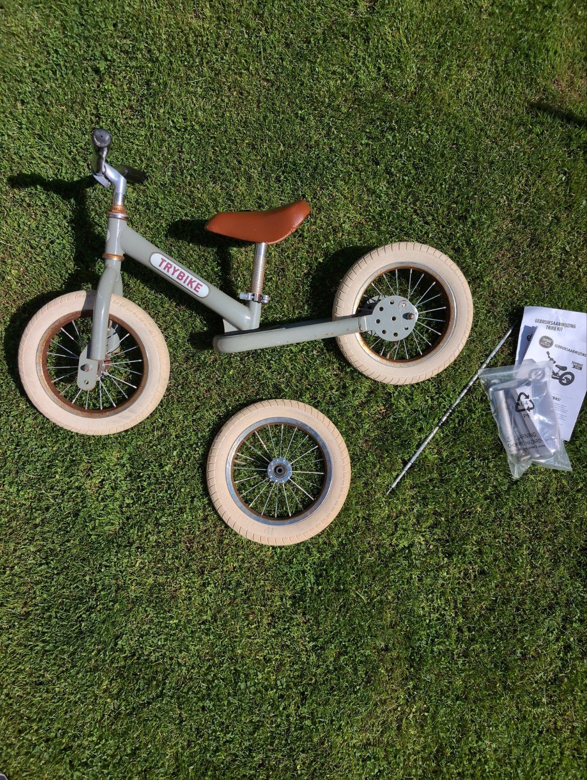 Trybike loopfiets 2-in-1: driewieler en tweewieler, Ophalen, Gebruikt, Minder dan 16 inch, Trybike