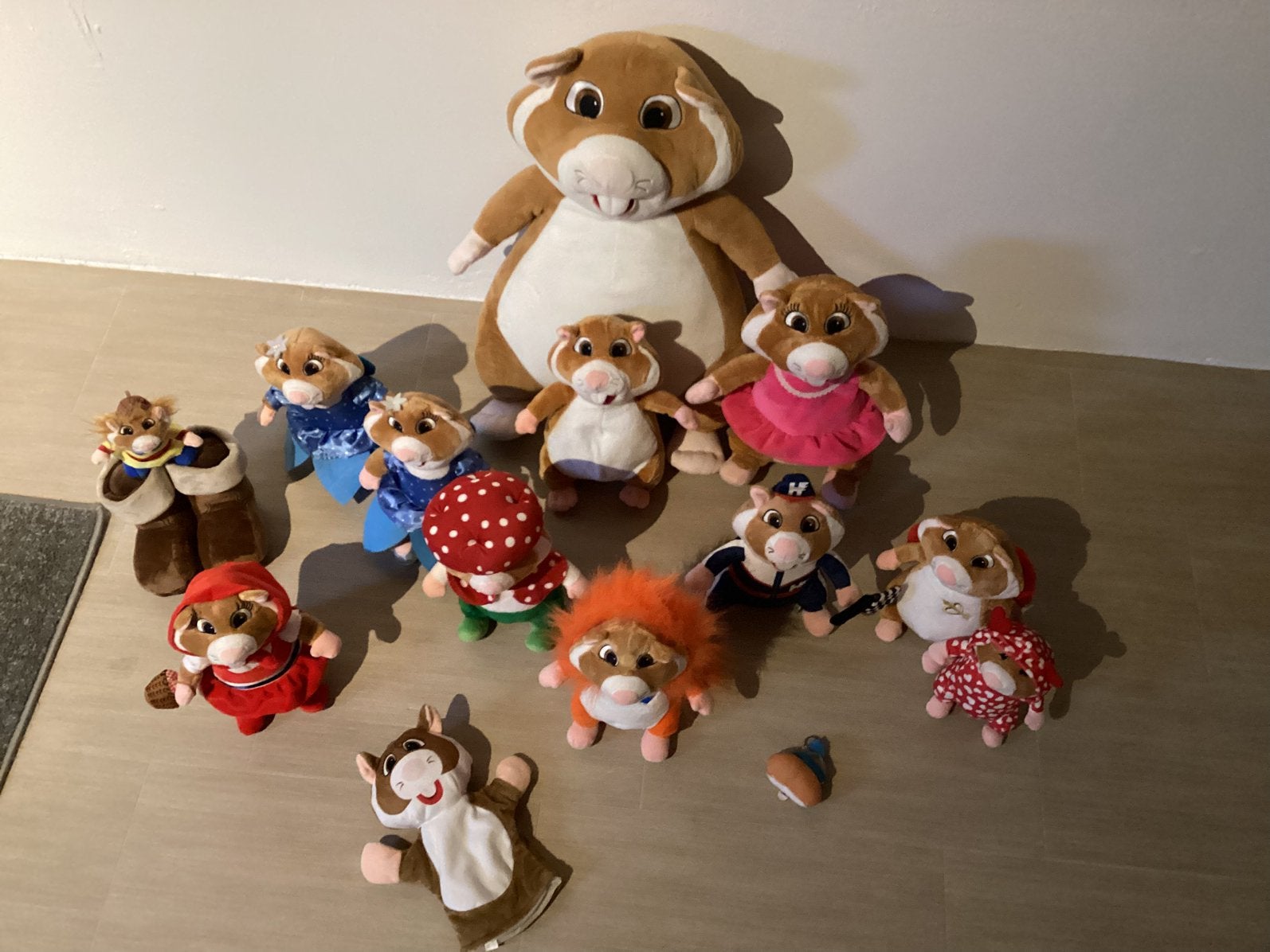 Hamsters AH Knuffels Handpop Sleutelhanger,Zie Foto’s., Ophalen, Zo goed als nieuw, Overige typen