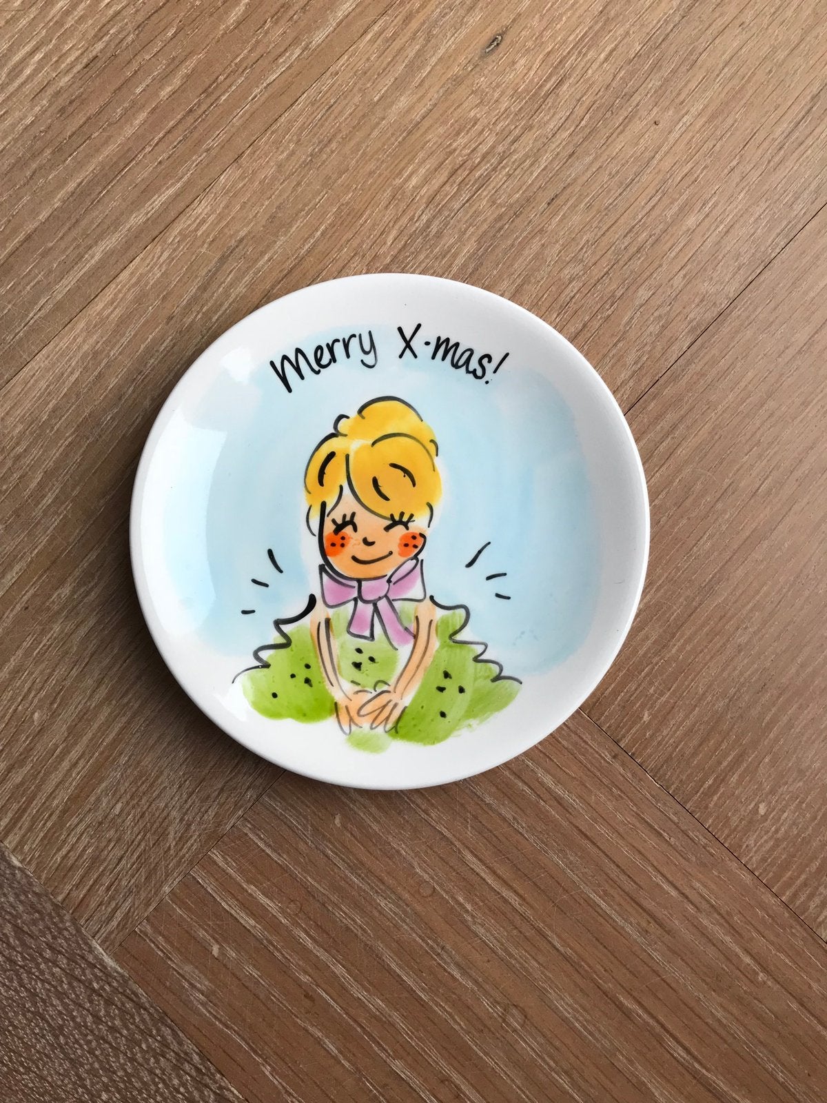 Blond Amsterdam LE / SE handwerk petit four pf-je kerst, Ophalen, Nieuw, Aardewerk, Bord(en)