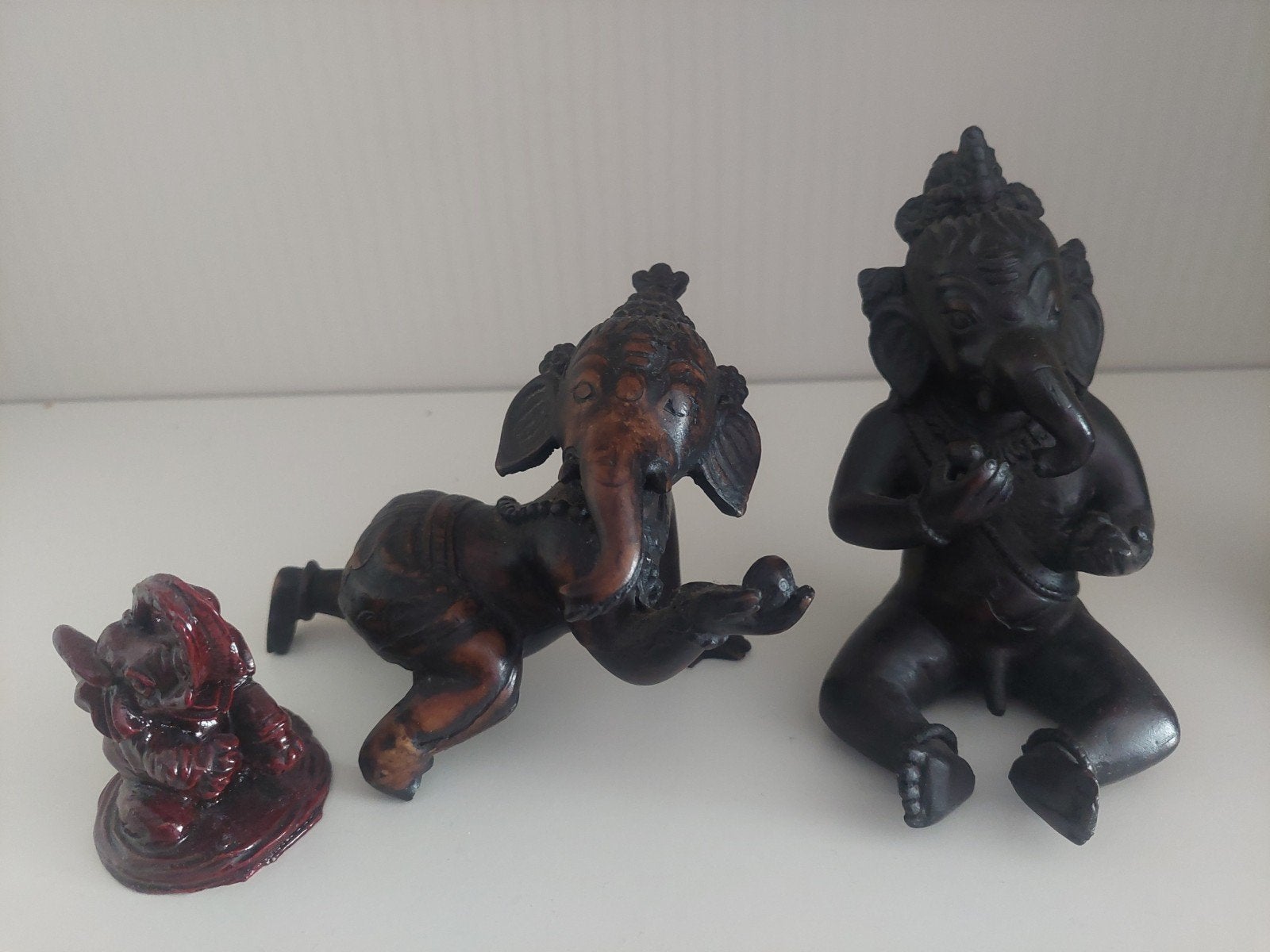 Set van  Aziatische beelden: Ganesha en draak, Ophalen, Beeld, Religie