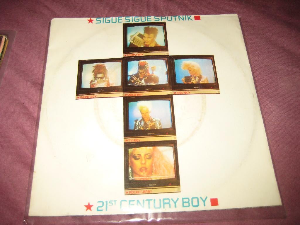 Sigue Sigue Sputnik: 21st Century Boy, Cd's en Dvd's, Vinyl Singles, Ophalen of Verzenden, Zo goed als nieuw, Pop, Single