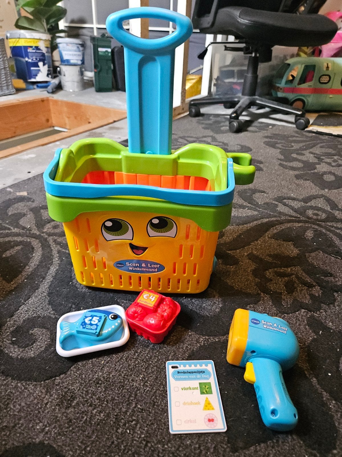 VTech Scan & Leer Winkelmand met accessoires, Kinderen en Baby's, Ophalen, Zo goed als nieuw, 2 tot 4 jaar