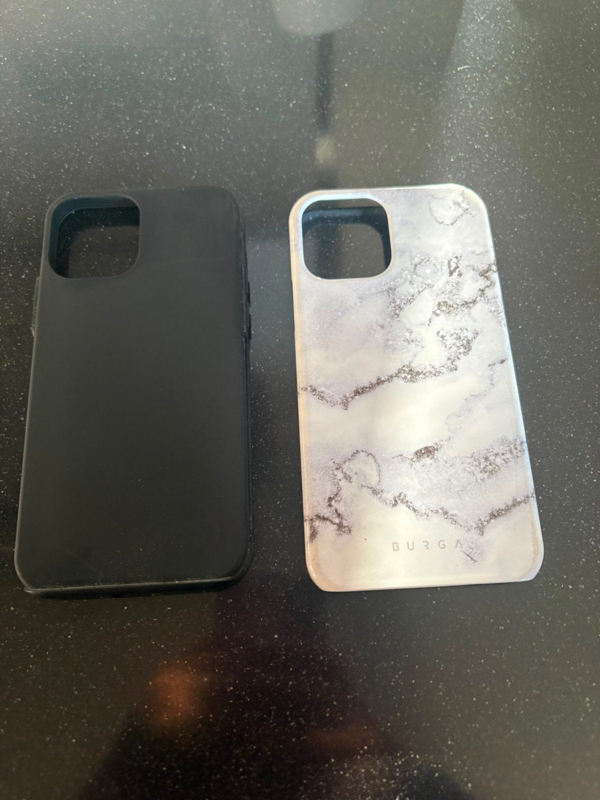 Burga iPhone 12/12 Pro Hoesjes - Marmer Design, Telecommunicatie, Kunststof, Gebruikt, Hoesje of Tasje, Ophalen of Verzenden