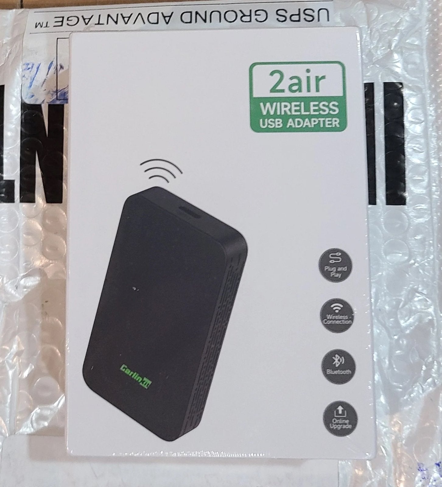 Carlinkit 2air Draadloze USB Adapter android and carplay, Auto diversen, Ophalen of Verzenden, Zo goed als nieuw