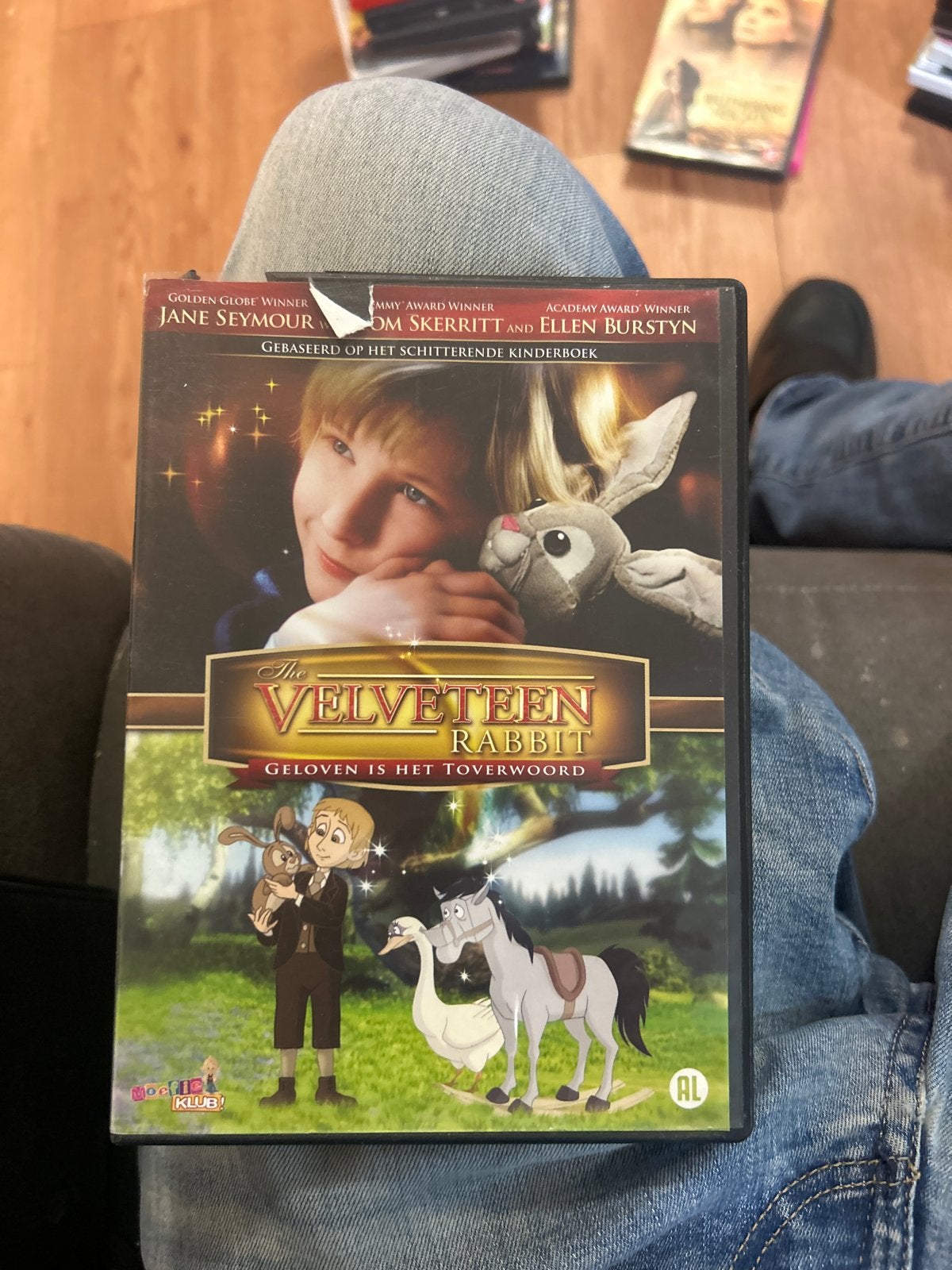 The Velveteen Rabbit - Geloven is het Toverwoord DVD, Alle leeftijden, Nederlands, Ophalen of Verzenden, Familie