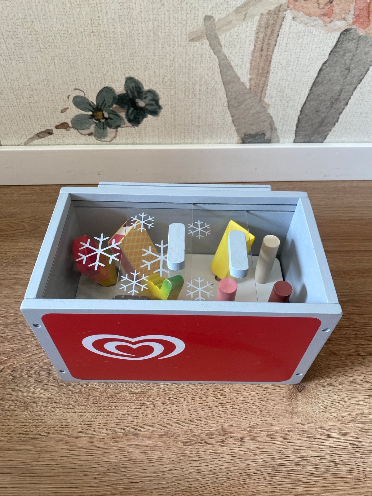 Ola ijs speelgoed set met houten ijsjes, Ophalen, Gebruikt, Jongen of Meisje