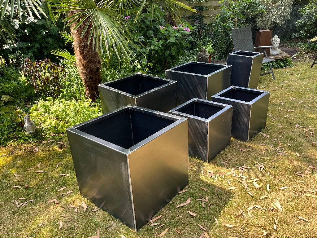 cortenstaal plantenbakken, bloembak, Tuin en Terras, Bloembakken en Plantenbakken, Ophalen, Vierkant, Nieuw, Balkon