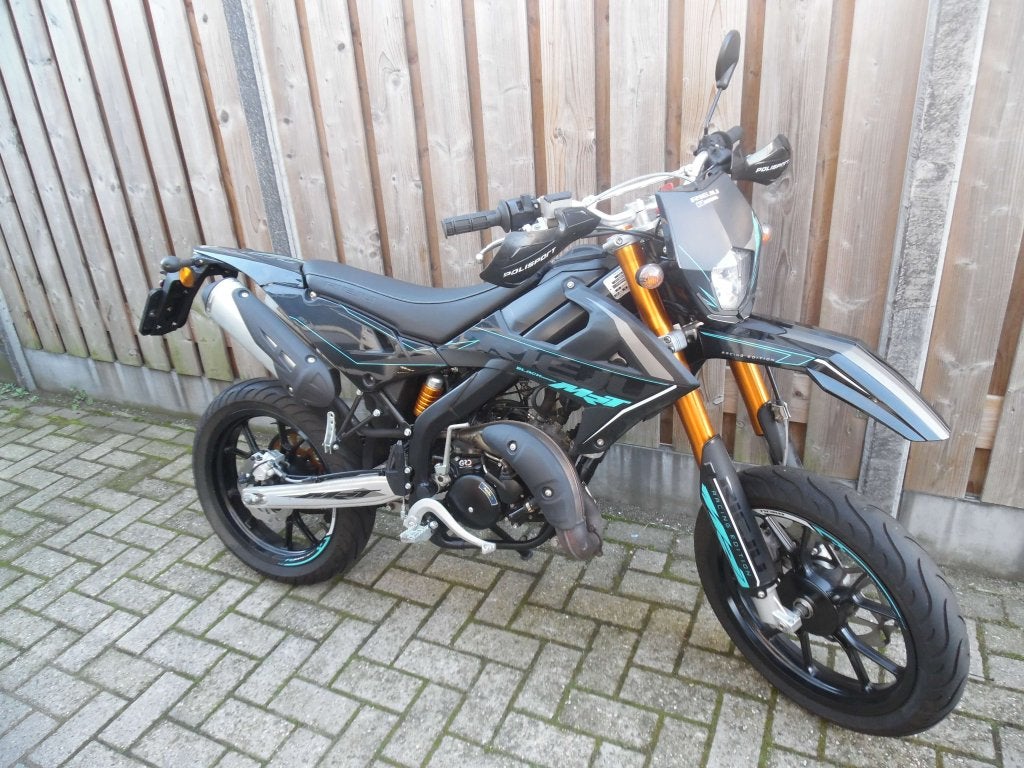 Rieju MRT Black Series Blue 10-2024 2T 6.139km Nieuwstaat, 6 versnellingen, Maximaal 45 km/u, Ophalen of Verzenden, Zo goed als nieuw