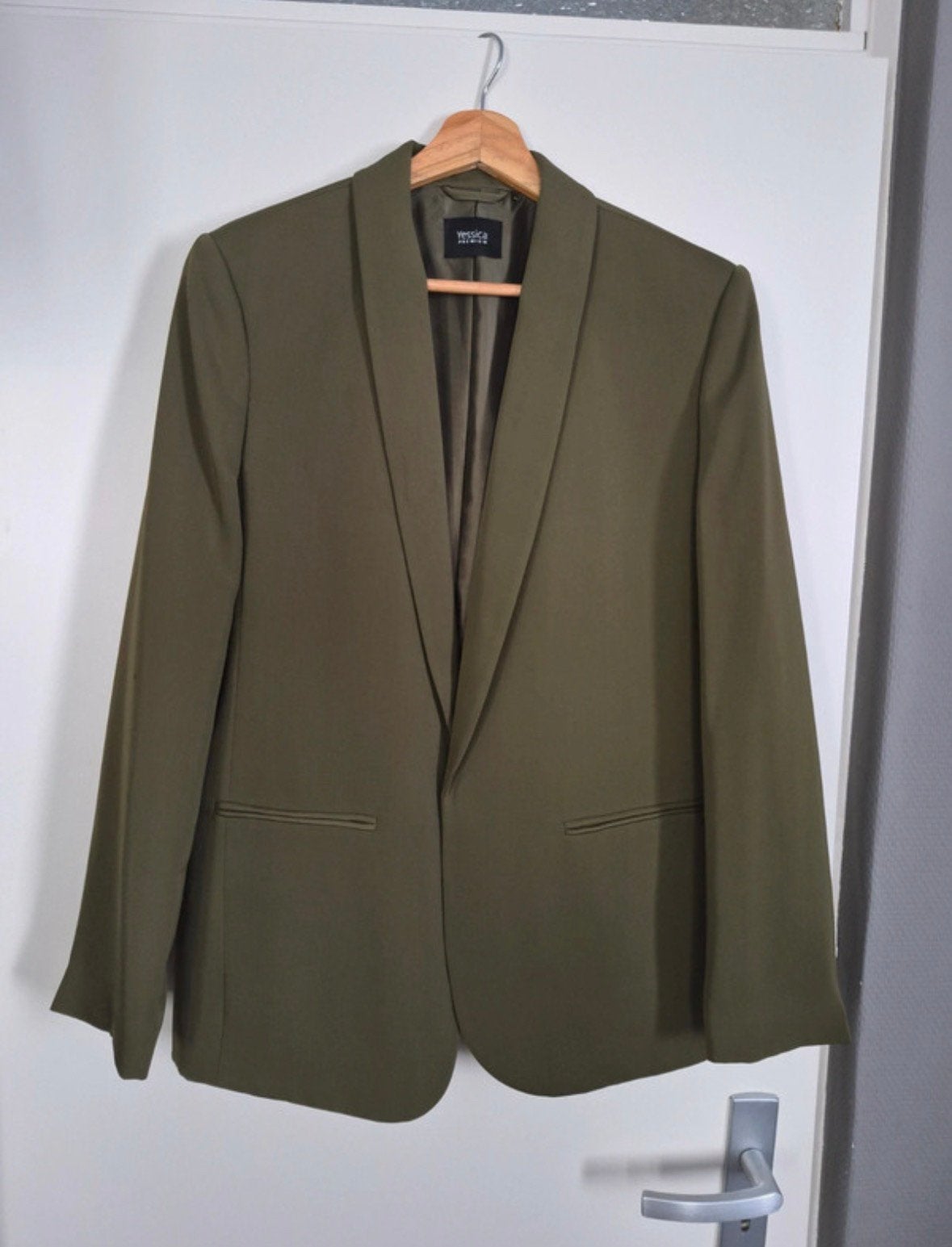 Groene Blazer XL/42, Kleding | Dames, Maat 42/44 (L), Ophalen of Verzenden, Zo goed als nieuw, Jasje