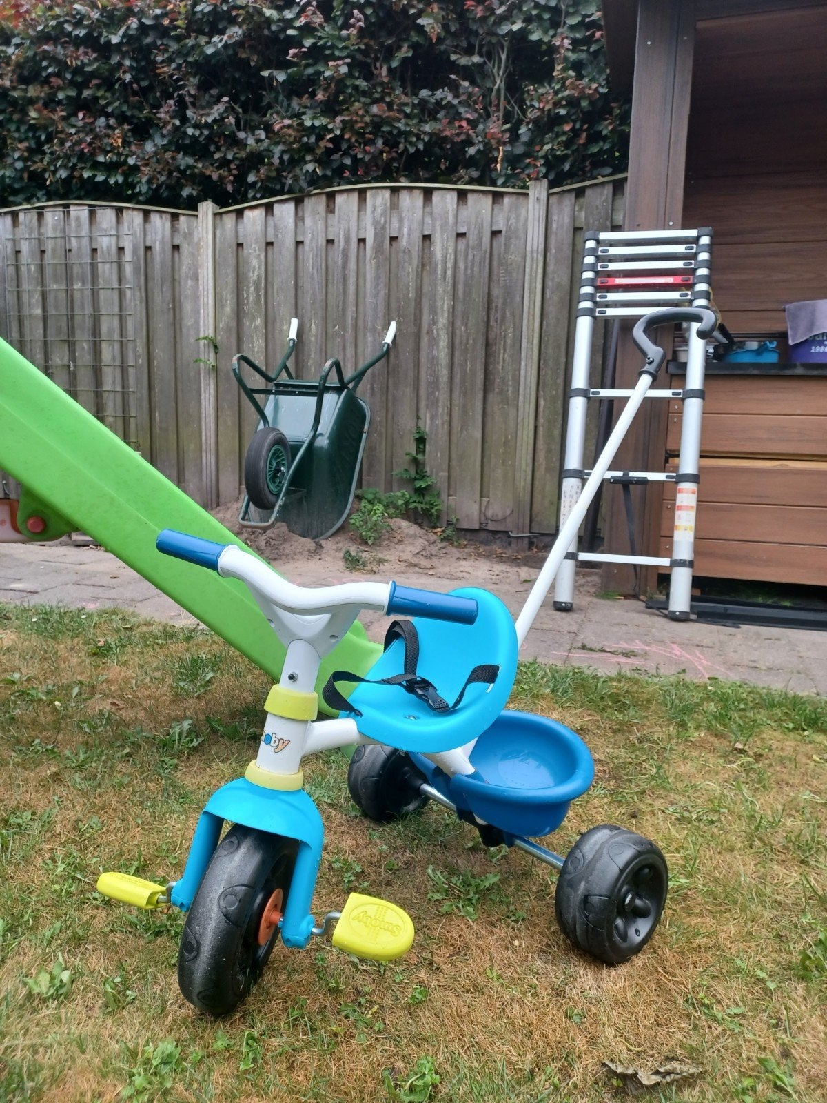 Little Tikes driewieler met duwstang, Ophalen, Gebruikt, Little Tikes, Duwstang