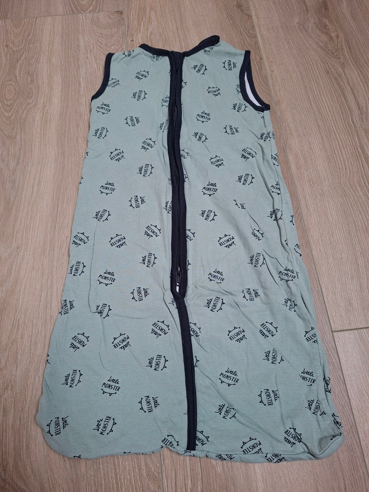 Terstal groene print mouwloze slaapzak 70cm - TOG 0.5, Gebruikt, 70 cm, Slaapzak, Groen