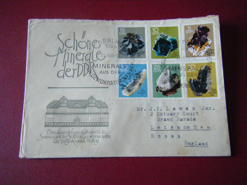 B38 - Duitsland / DDR - Envelop - 5, Postzegels en Munten, Brieven en Enveloppen | Buitenland, Ophalen of Verzenden, Envelop