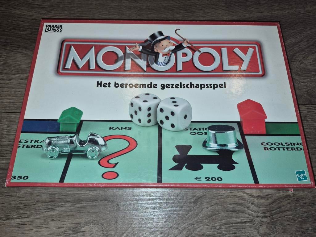 Monopoly: Het beroemde gezelschapsspel - Klassieke editie, Vijf spelers of meer, Ophalen of Verzenden, Gebruikt, Parker