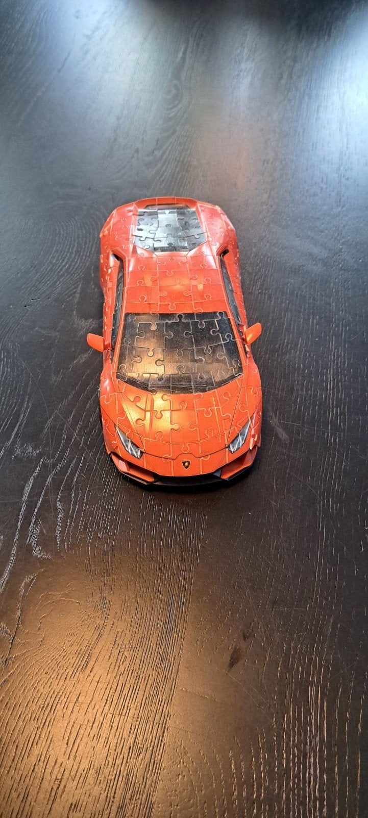 Ravensburger 3D Puzzel Lamborghini Huracán EVO Oranje, Ophalen of Verzenden, Zo goed als nieuw, Overige merken