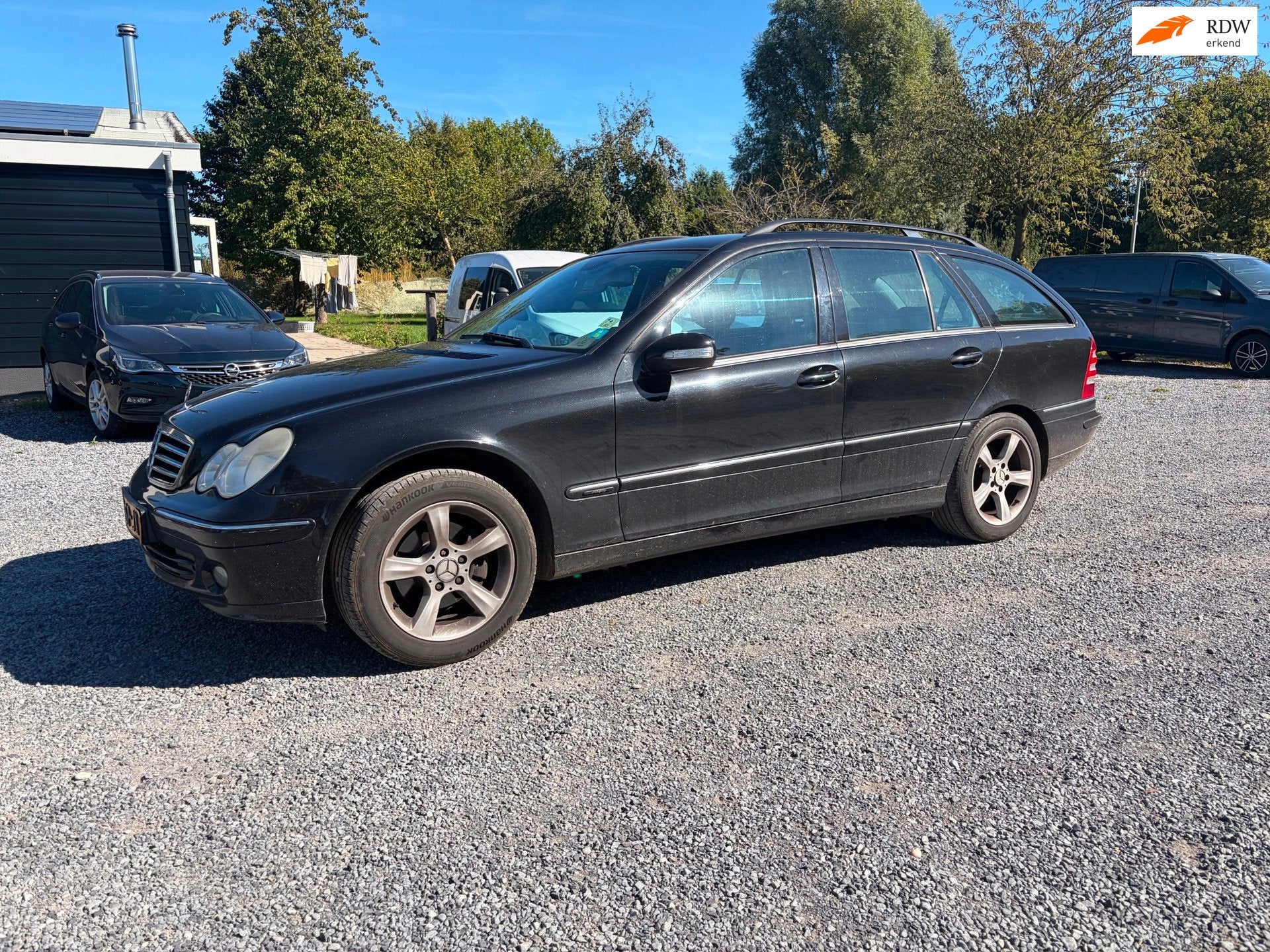 Mercedes-Benz C-klasse Combi 200 CDI Avantgarde, Auto's, Automatische klimaatregeling, Gebruikt, Zwart, 4 cilinders