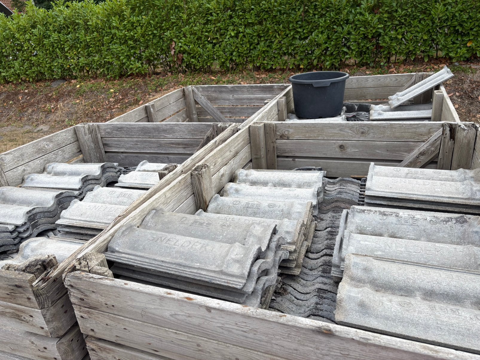 Dakpannen, Ophalen, Steen of Klei, Zo goed als nieuw, 15 m² of meer