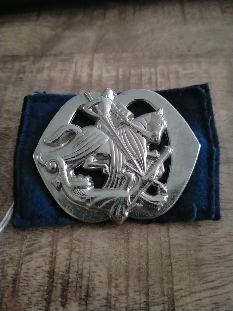 NL , KL , Baret embleem Huzaren van Boreel , oud model, Verzamelen, Verzenden, Landmacht, Nederland, Embleem of Badge