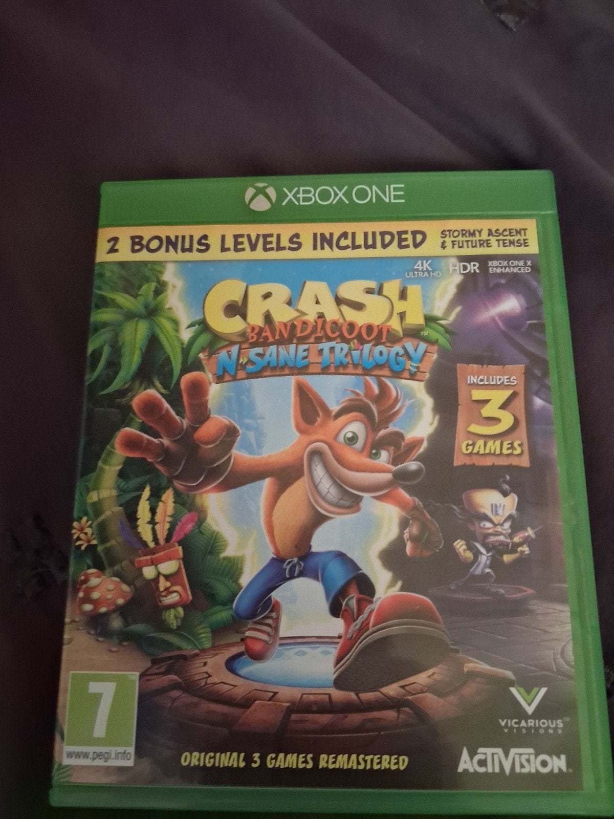 Crash Bandicoot N. Sane Trilogy - Xbox One, Spelcomputers en Games, Ophalen, Gebruikt, 1 speler, Platform