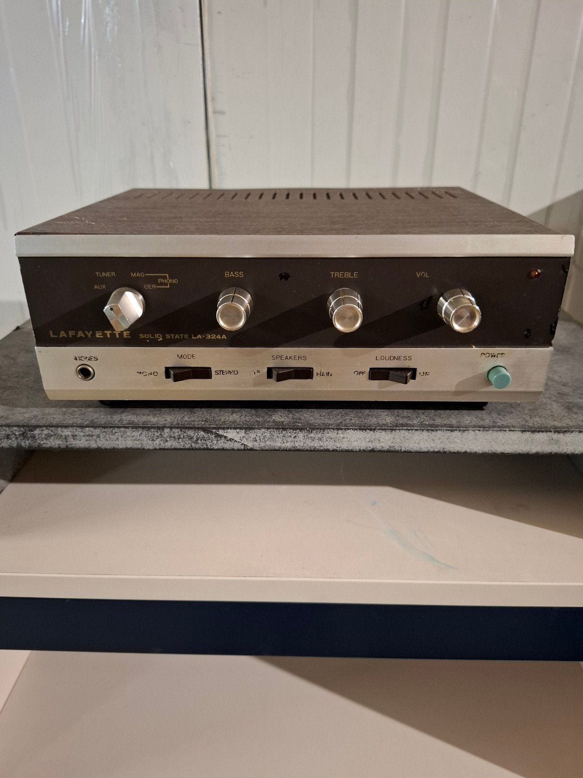 Lafayette LA-324A solid state amplifier 1971, Ophalen, Gebruikt, Stereo, Overige merken