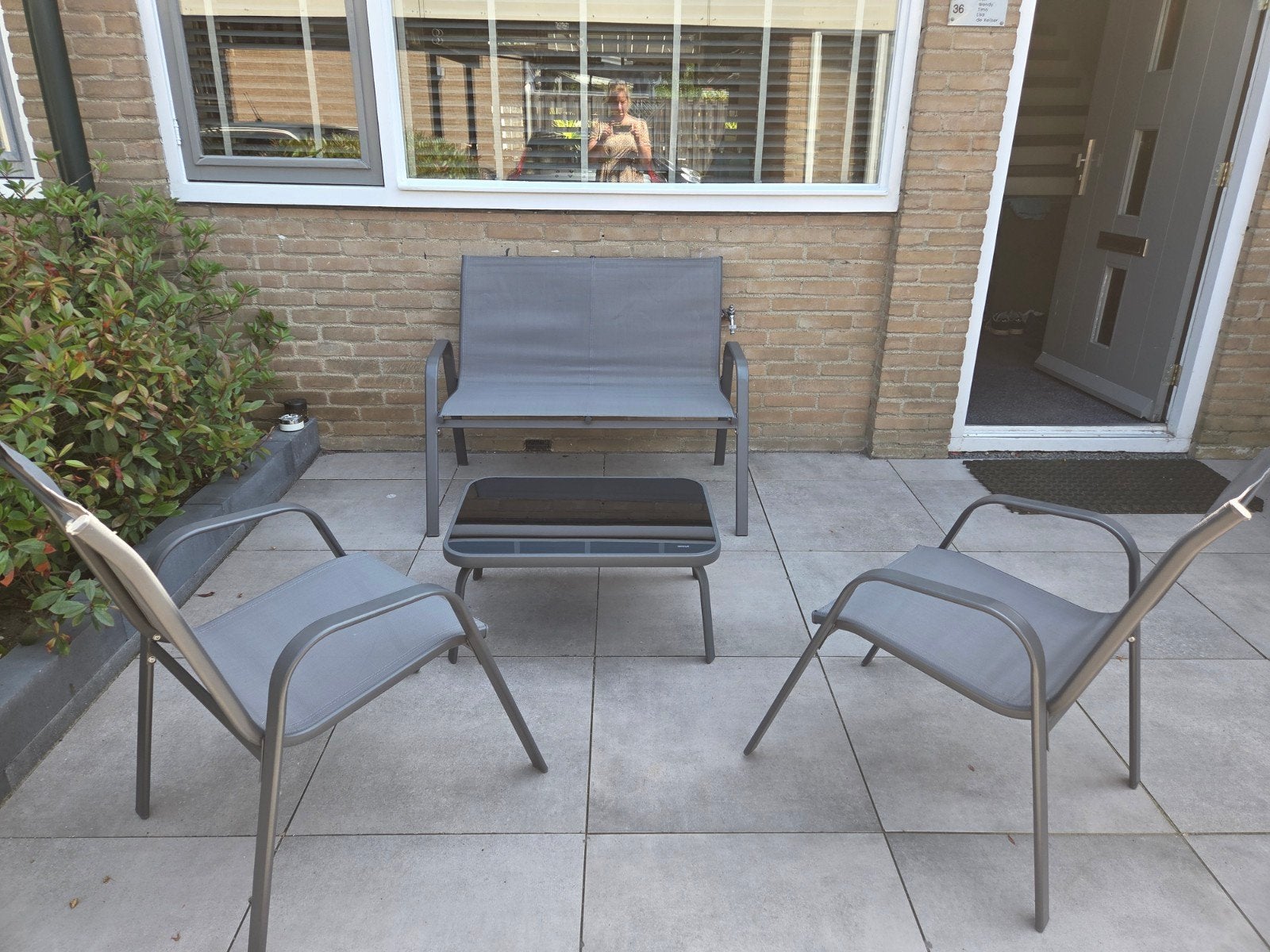 Tectake Garden Loungeset - Compact en Duurzaam, Tuin en Terras, Tuinsets en Loungesets, Ophalen