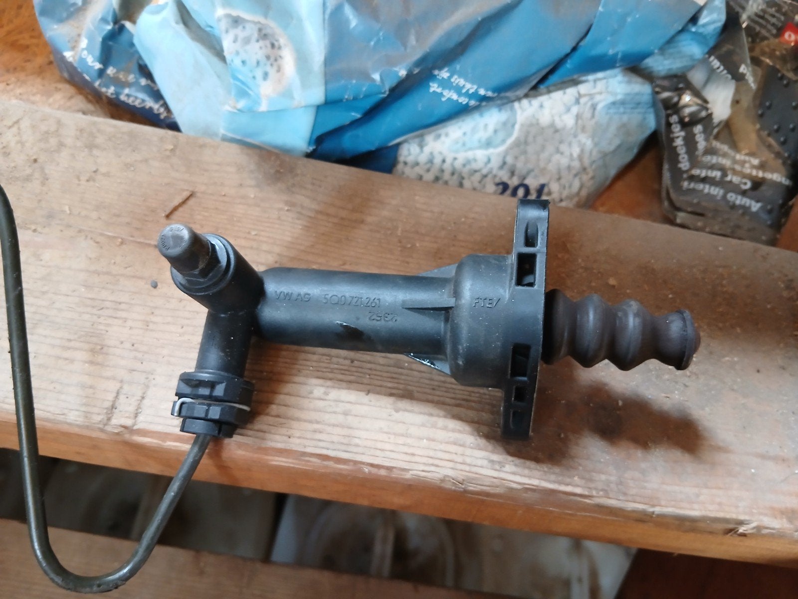 hulpkoppelingscilinder VW Caddy3 Touran etcetera., Ophalen of Verzenden, Gebruikt, Volkswagen