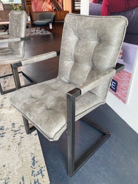 Arlia eetkamerstoelen 4 stuks, Ophalen, Nieuw, Grijs, Vier