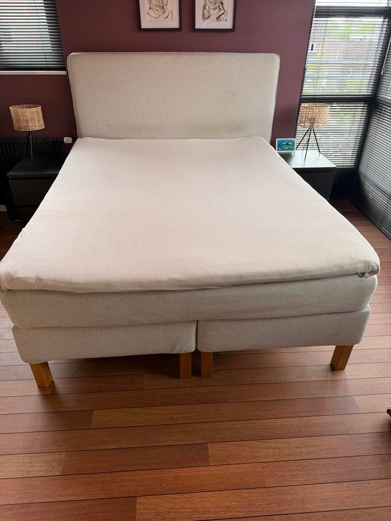IKEA Boxspring 160x200 - Gratis af te halen, Ophalen, Gebruikt, Tweepersoons, 200 cm