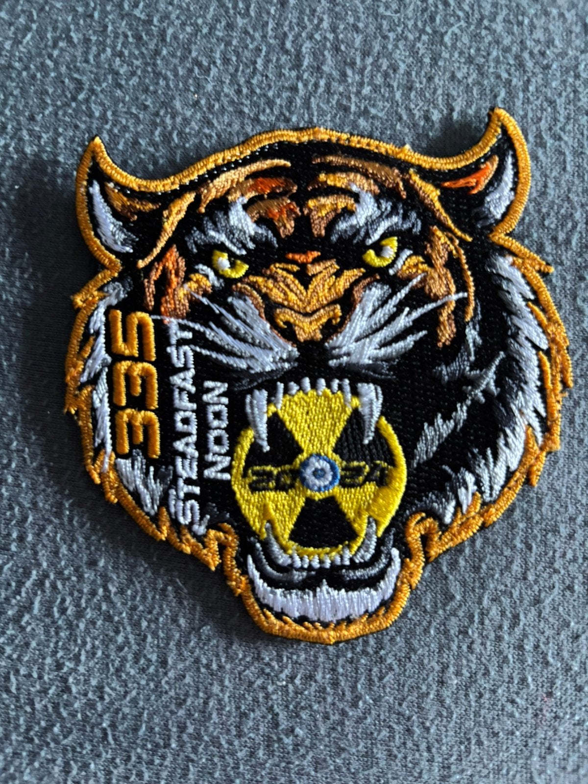 Embleem 335 SQN steadfast noon 2024 HAF, Verzenden, Luchtmacht, Overige gebieden, Embleem of Badge