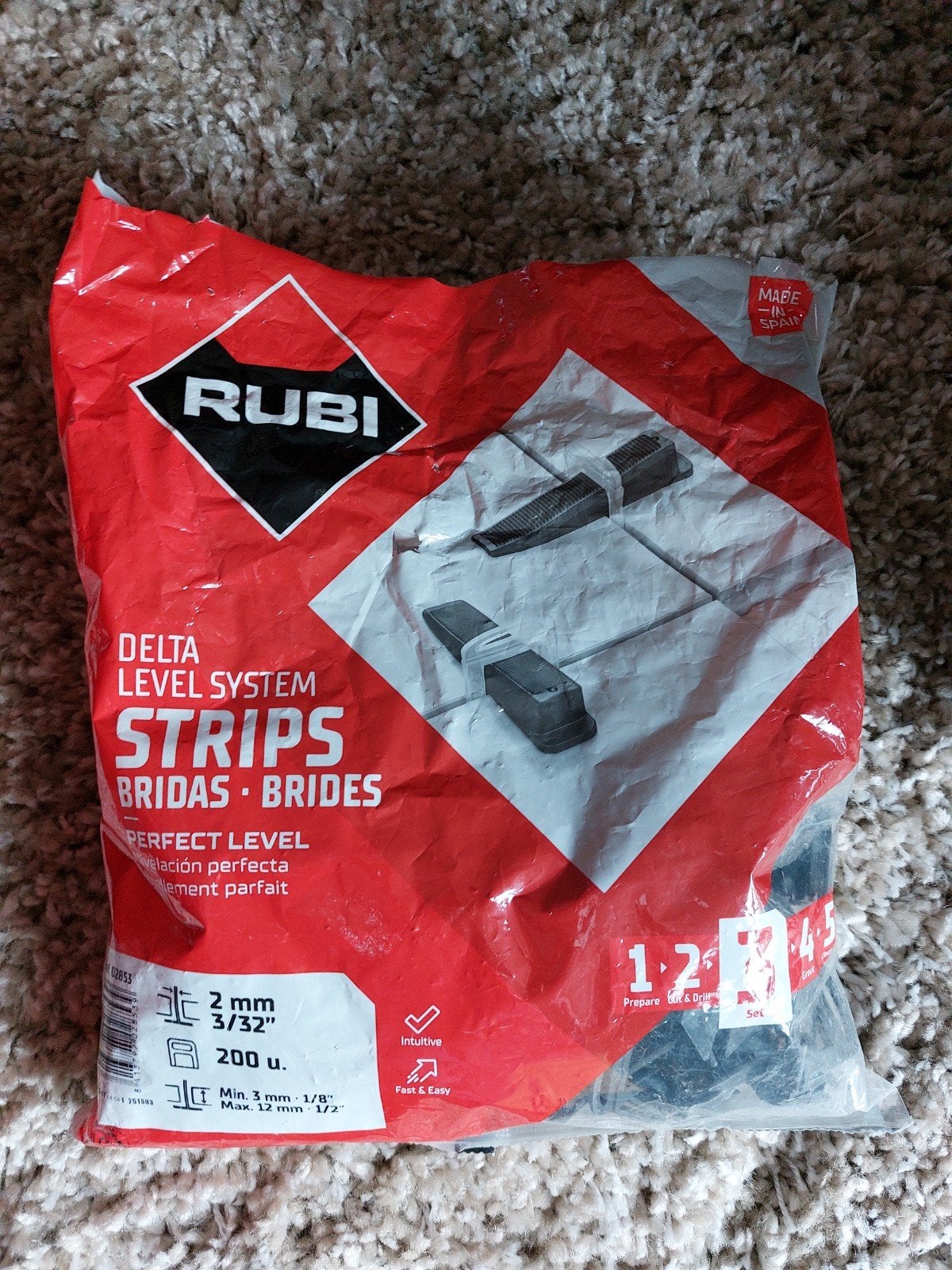 tegelleveling clips Ruby 2 mm, Ophalen, Overige materialen, Wandtegels, Nieuw