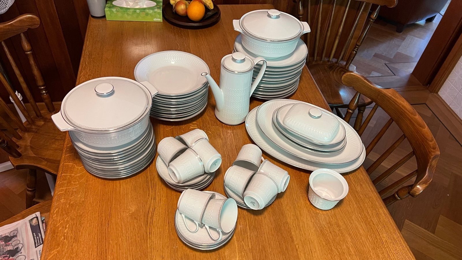 Winterling Kirchenlamitz "Gracia" servies, 12-delig, Ophalen, Overige merken, Klassiek, Zo goed als nieuw
