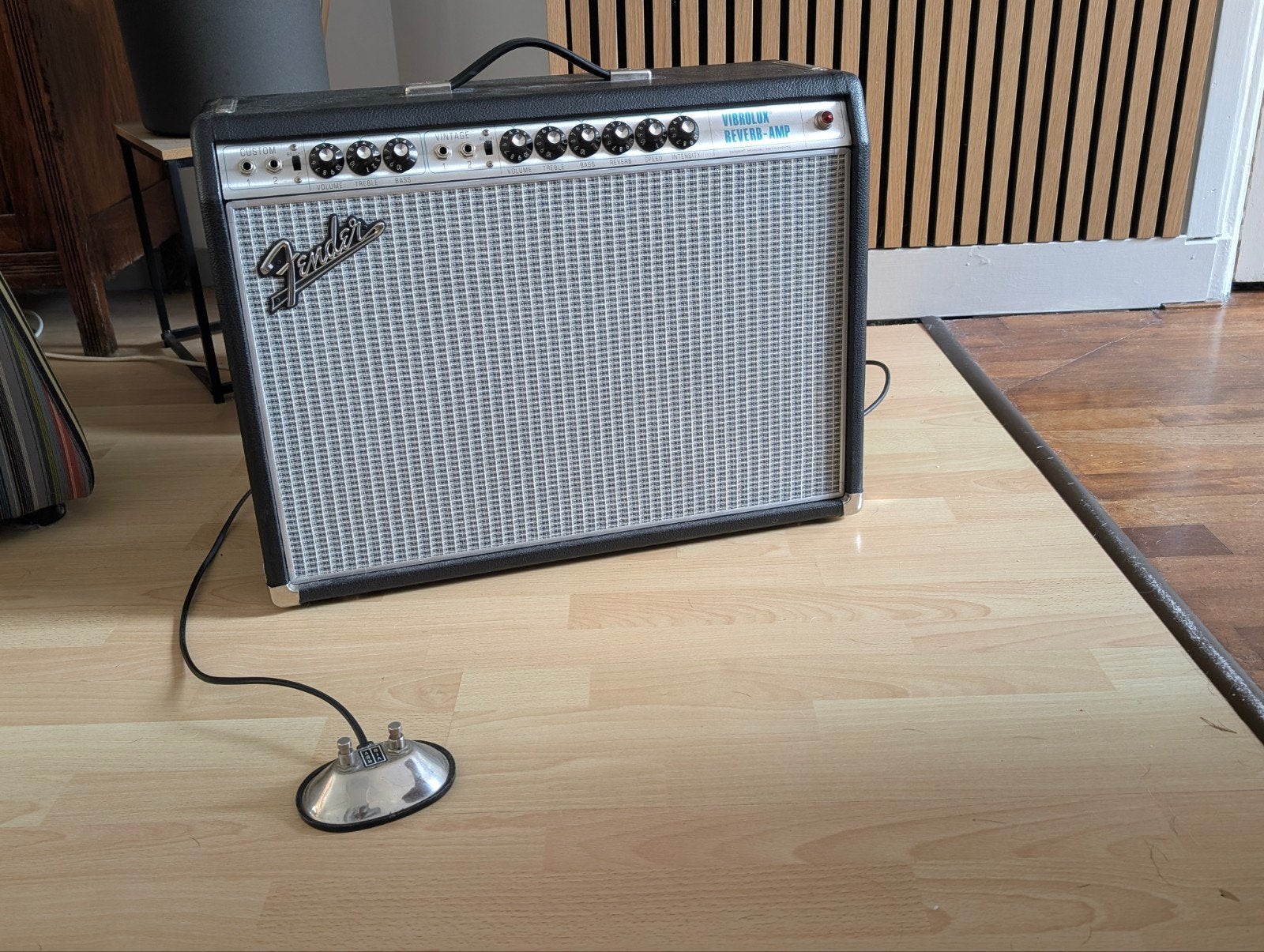 Fender '68 Custom Vibrolux Reverb amp, Ophalen, Zo goed als nieuw, Gitaar, Minder dan 50 watt