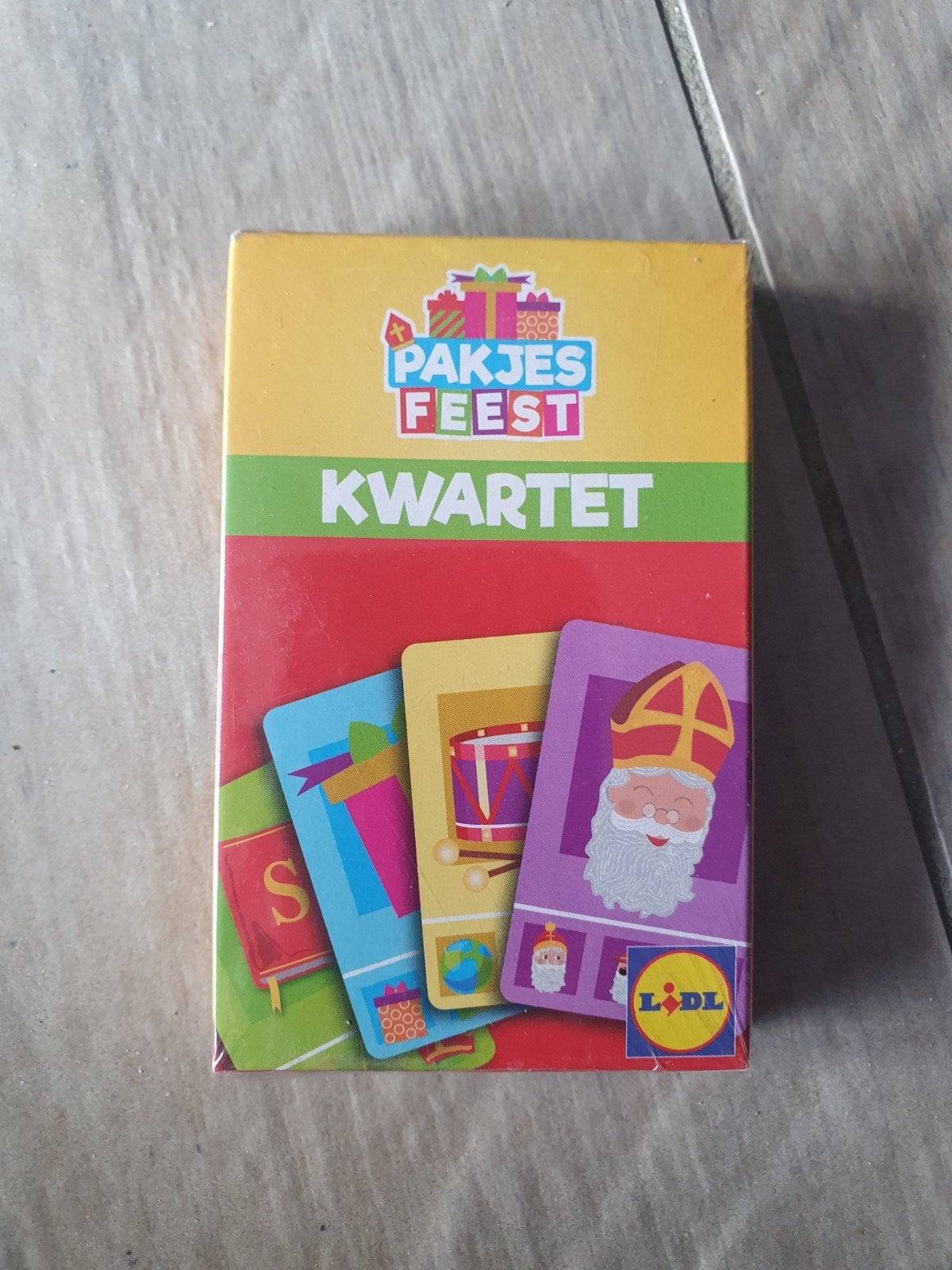 Kwartet Pakjes Feest - Nieuw in verpakking, Een of twee spelers, Ophalen of Verzenden, Nieuw, Lidl Nederland GmbH