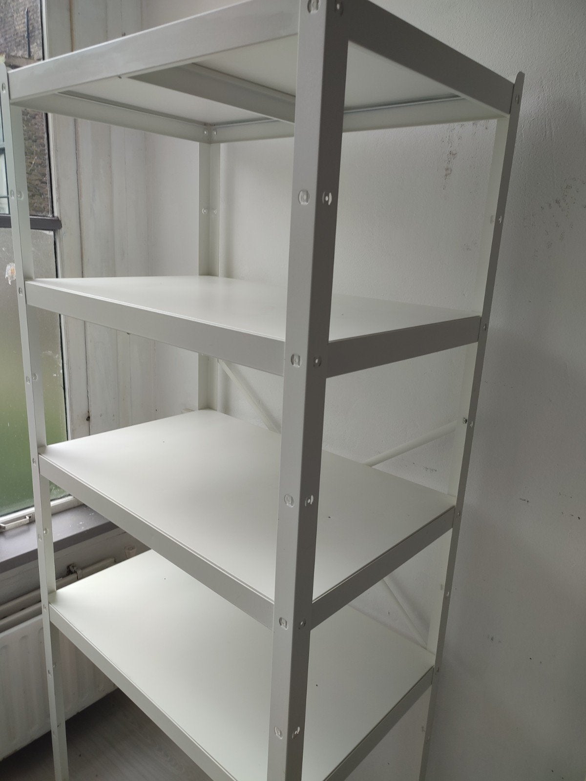 IKEA BROR Opbergrek / Stellingkast Wit  (85x55x190 cm), Huis en Inrichting, Ophalen, Gebruikt