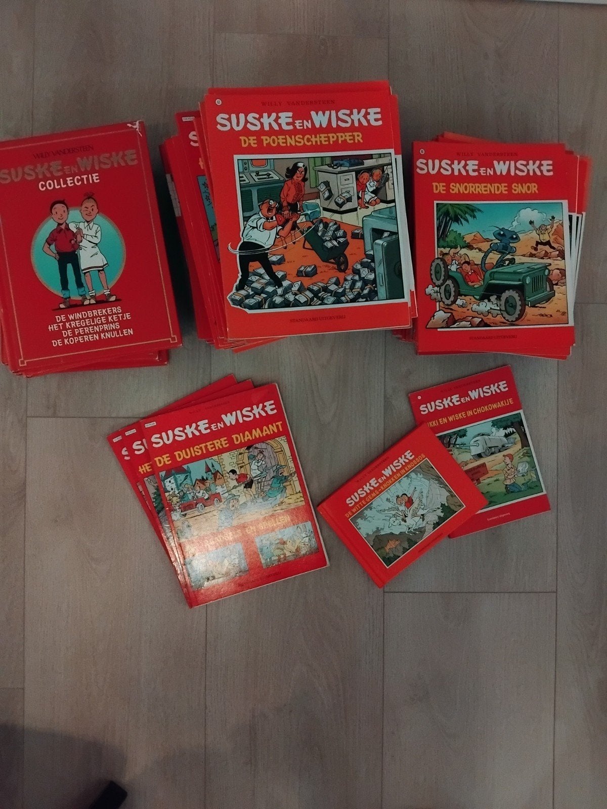 Verzameling stripboeken Suske en Wiske, Meerdere stripboeken, Ophalen, Gelezen