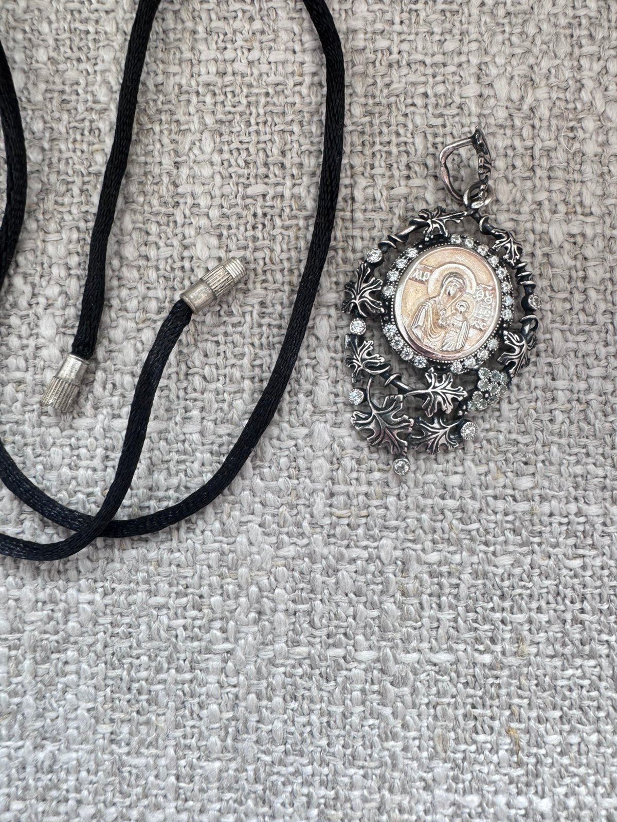 New sterling silver 925 medallion pendant | ~7-8 g | 3*4 cm, Ophalen of Verzenden, Nieuw, Zilver, Zilver