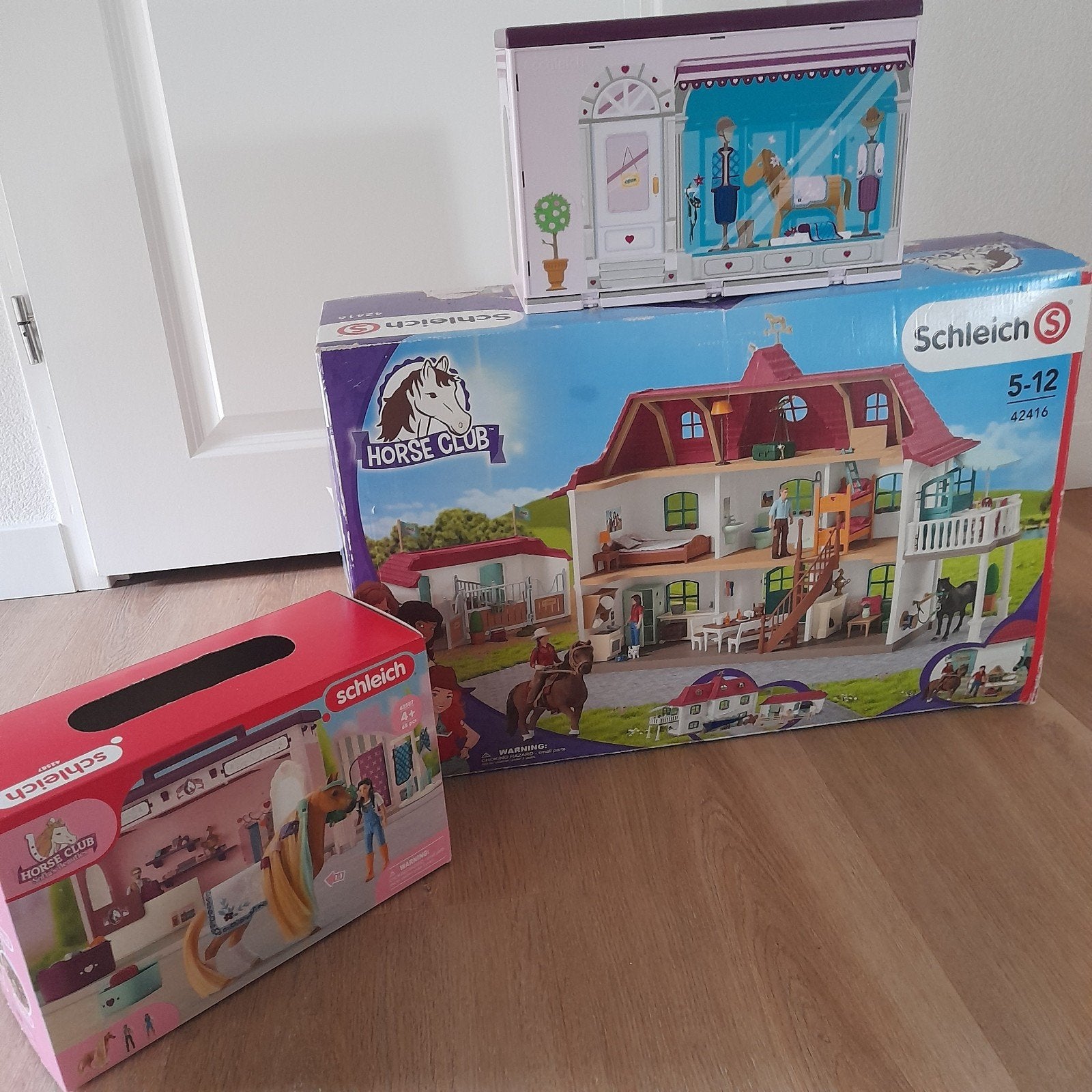 Schleich Horse Club set inclusief vele extra's, Ophalen, Zo goed als nieuw