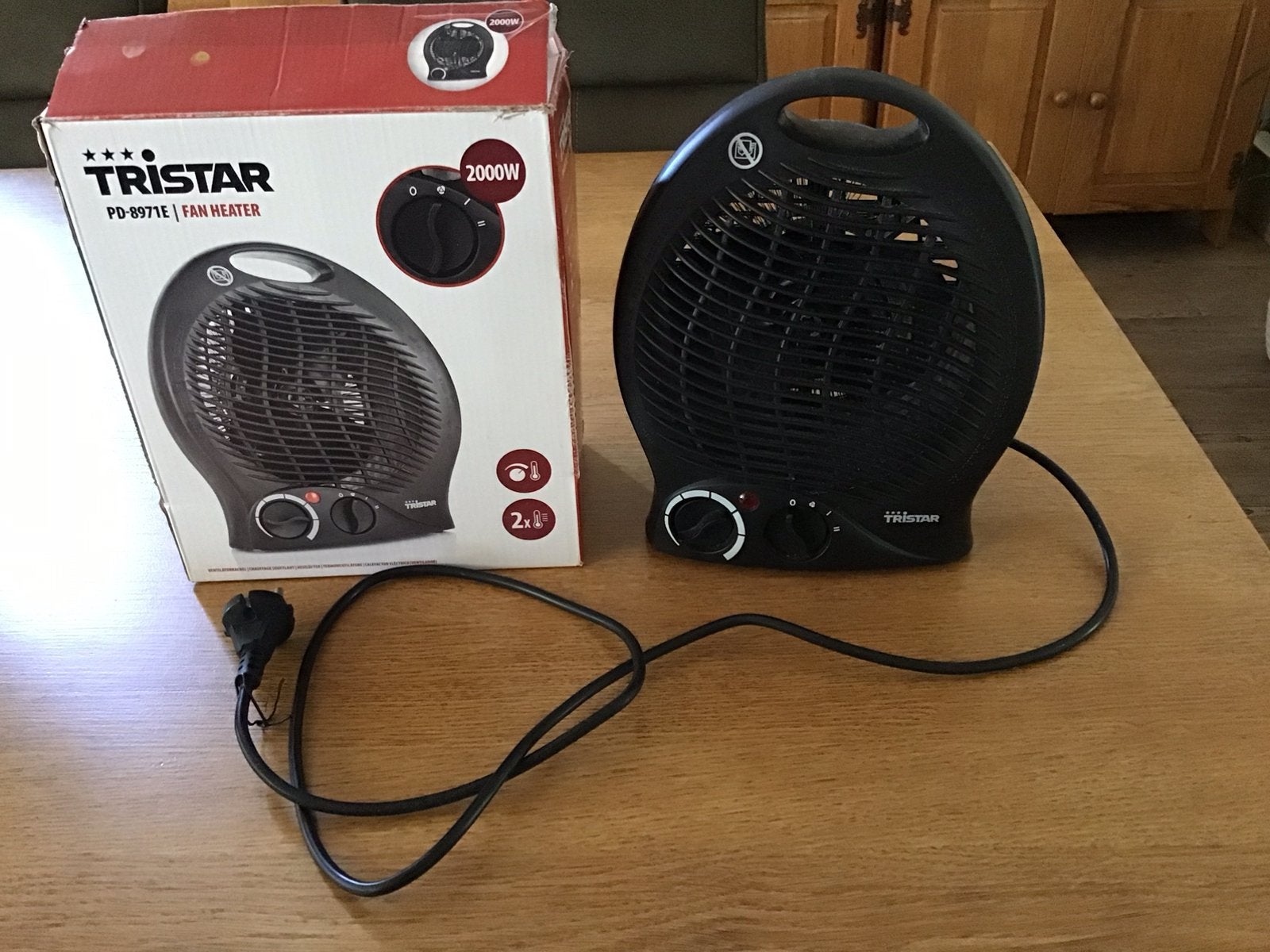 Ventilator kachel, Tristar PD-8971E, Ophalen of Verzenden, Zo goed als nieuw, Elektrisch, Overige soorten