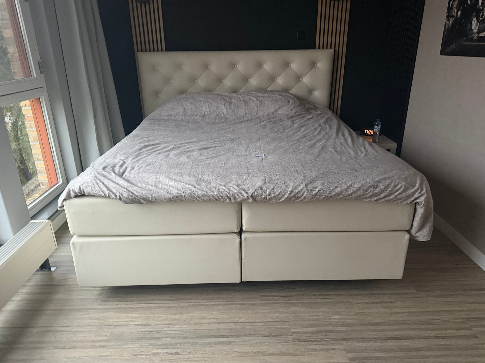 Swiss Sense Boxspring en voetenbankje incl.  opbergruimte, Ophalen, Gebruikt, Tweepersoons, 180 cm