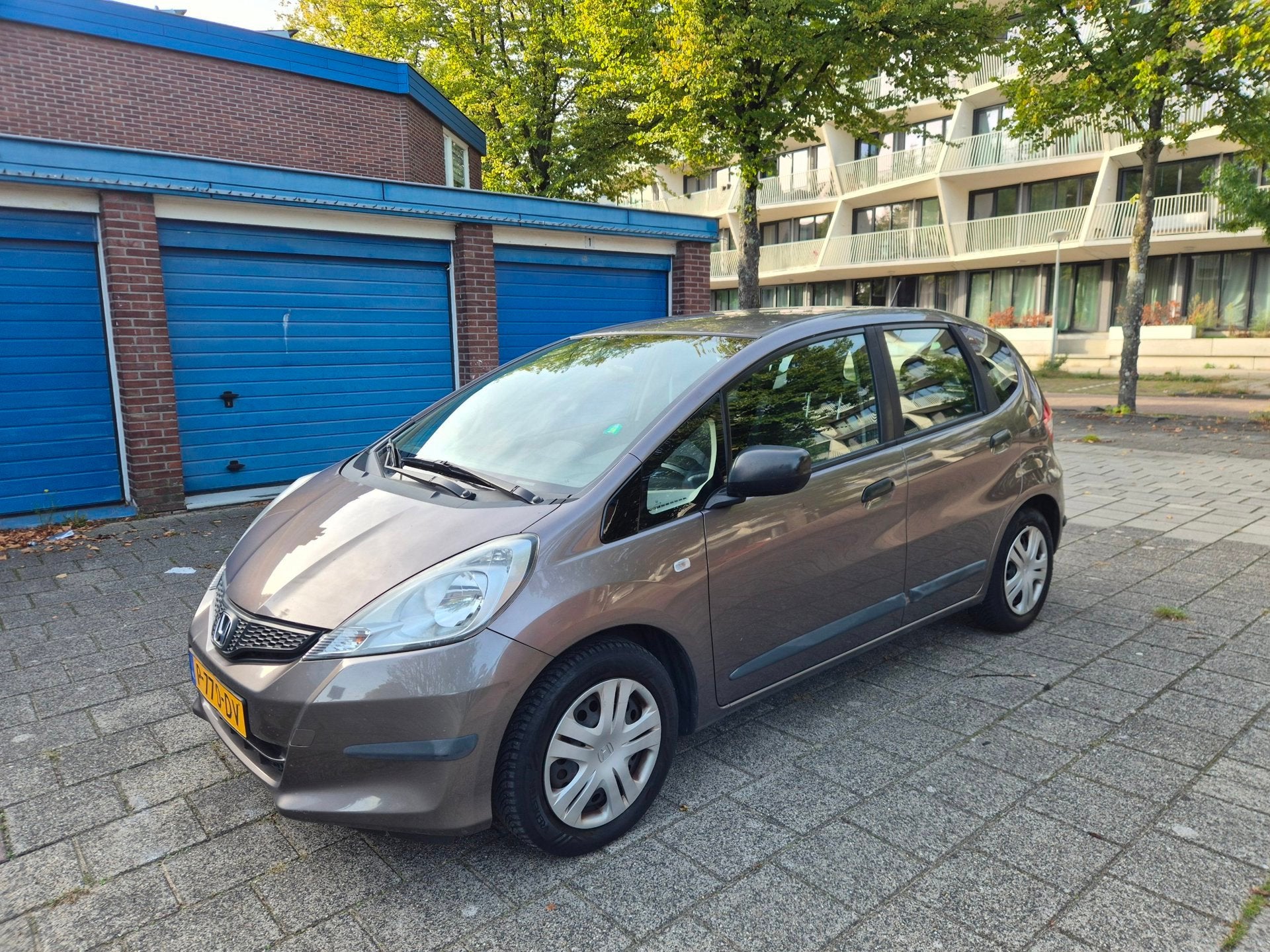 Honda Jazz 1.2 Cool 5dr Airco Brown Metallic, Auto's, Voorwielaandrijving, Euro 5, 4 cilinders, Bruin